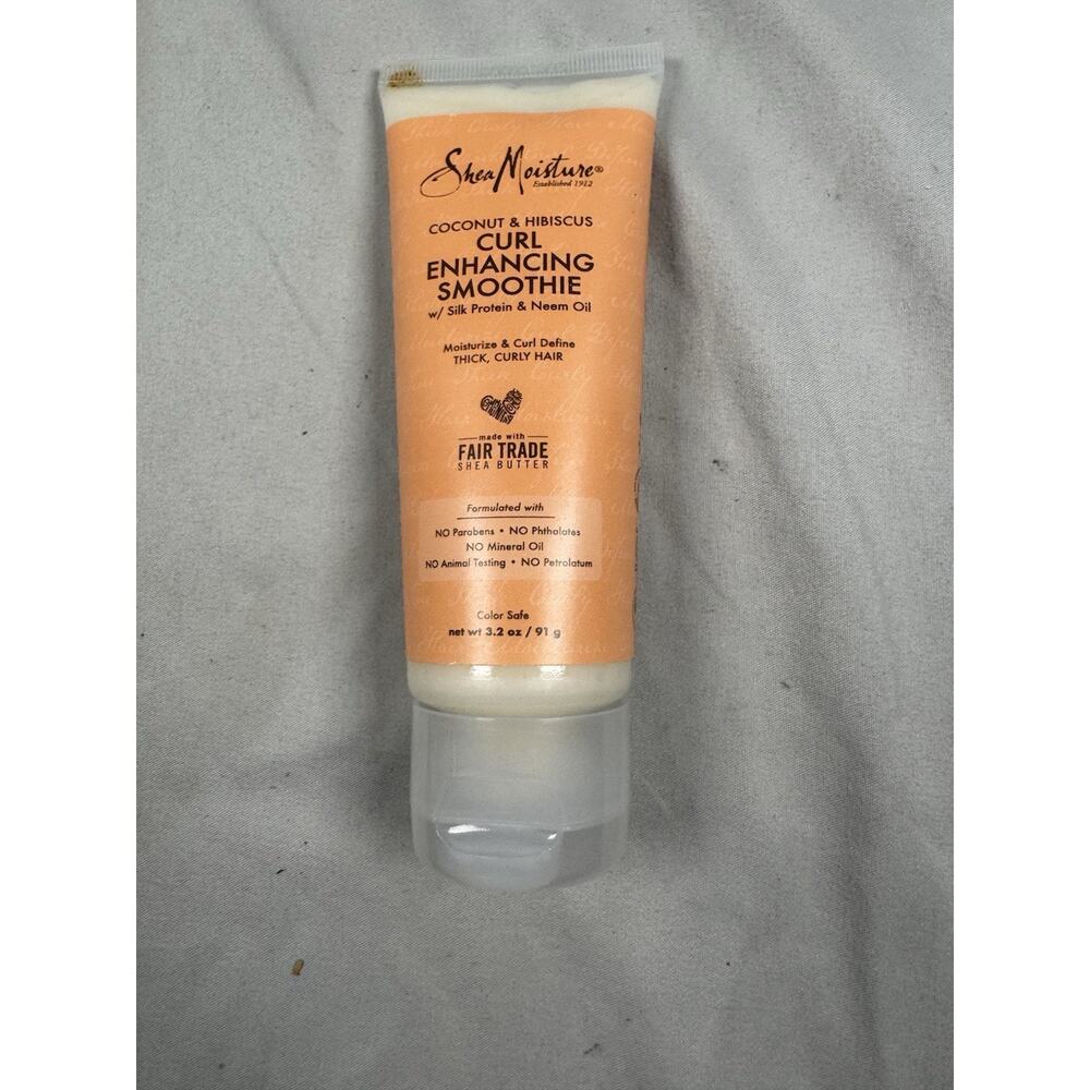 SheaMoisture Coconut Hibiscus Curl Enhancing Smoothie 3.2 oz Hair Cream